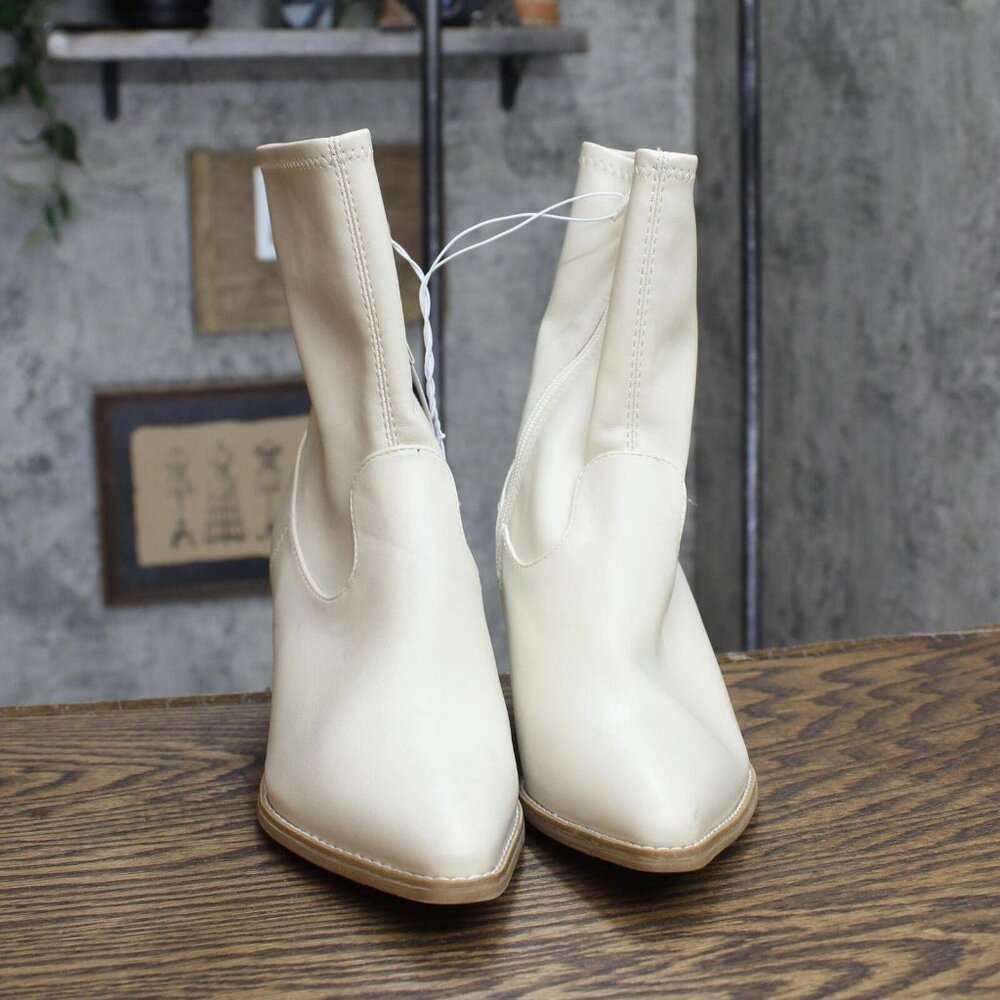 Universal Thread Women's Aubree Ankle Boots 88375051 Off White 7M - Picture 3 of 7